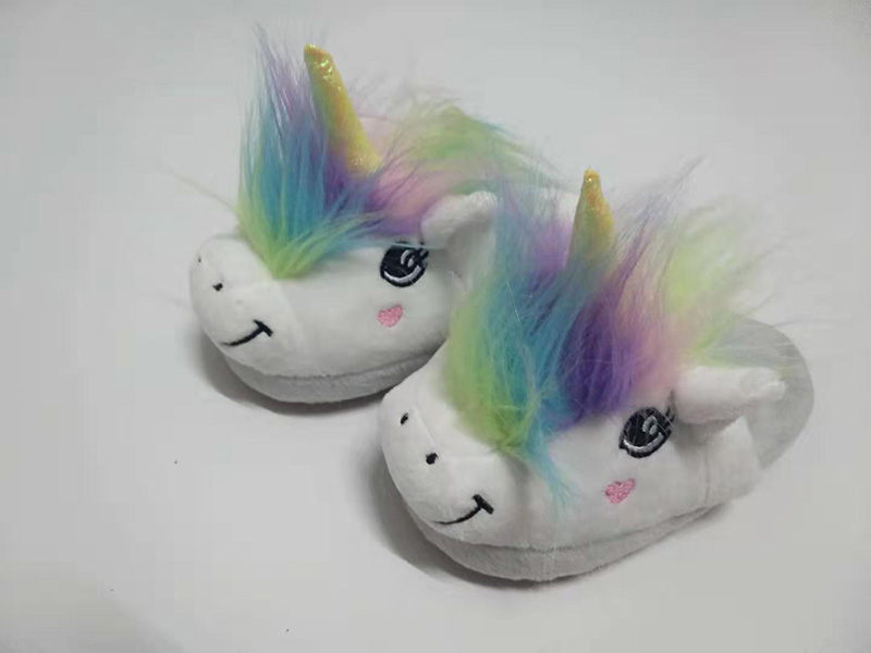 3D slipper unicorn