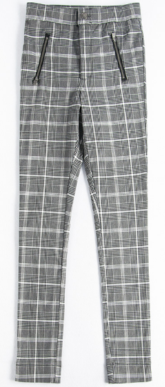 JACQUARD ZIPPER POCKET PANT